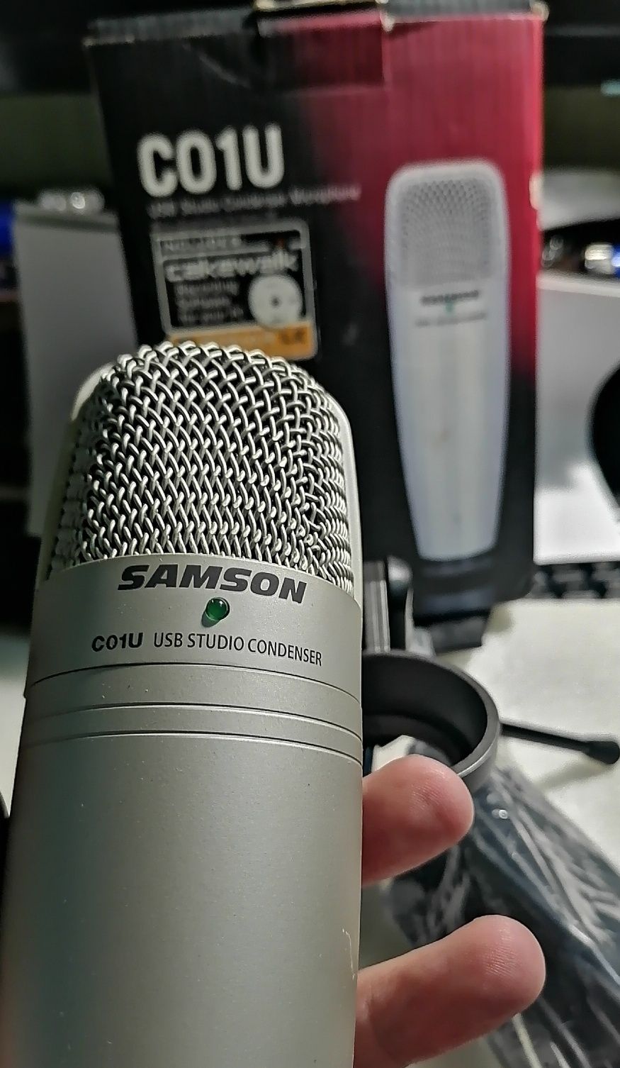 Профессиональный микрофон Samson C01U новый комплект студия звук