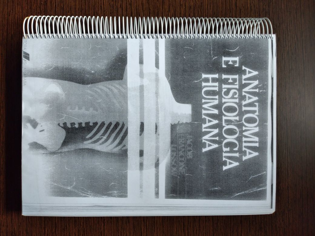 Livro de anatomia e fisiologia humana - fotocópia