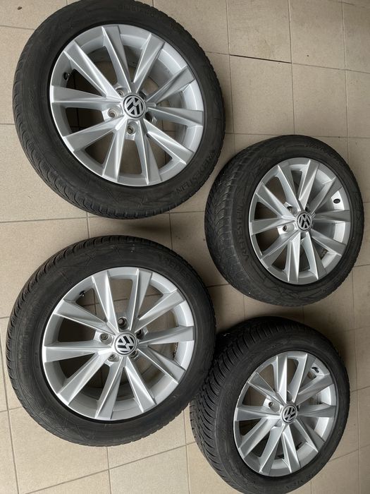 Koła zimowe felgi aluminiowe VW 17 cali