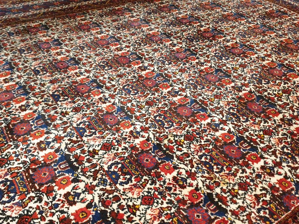 Kaszmirowy perski dywan Abadeh 330 # 212 Ręcznie tkany wełniany / Iran