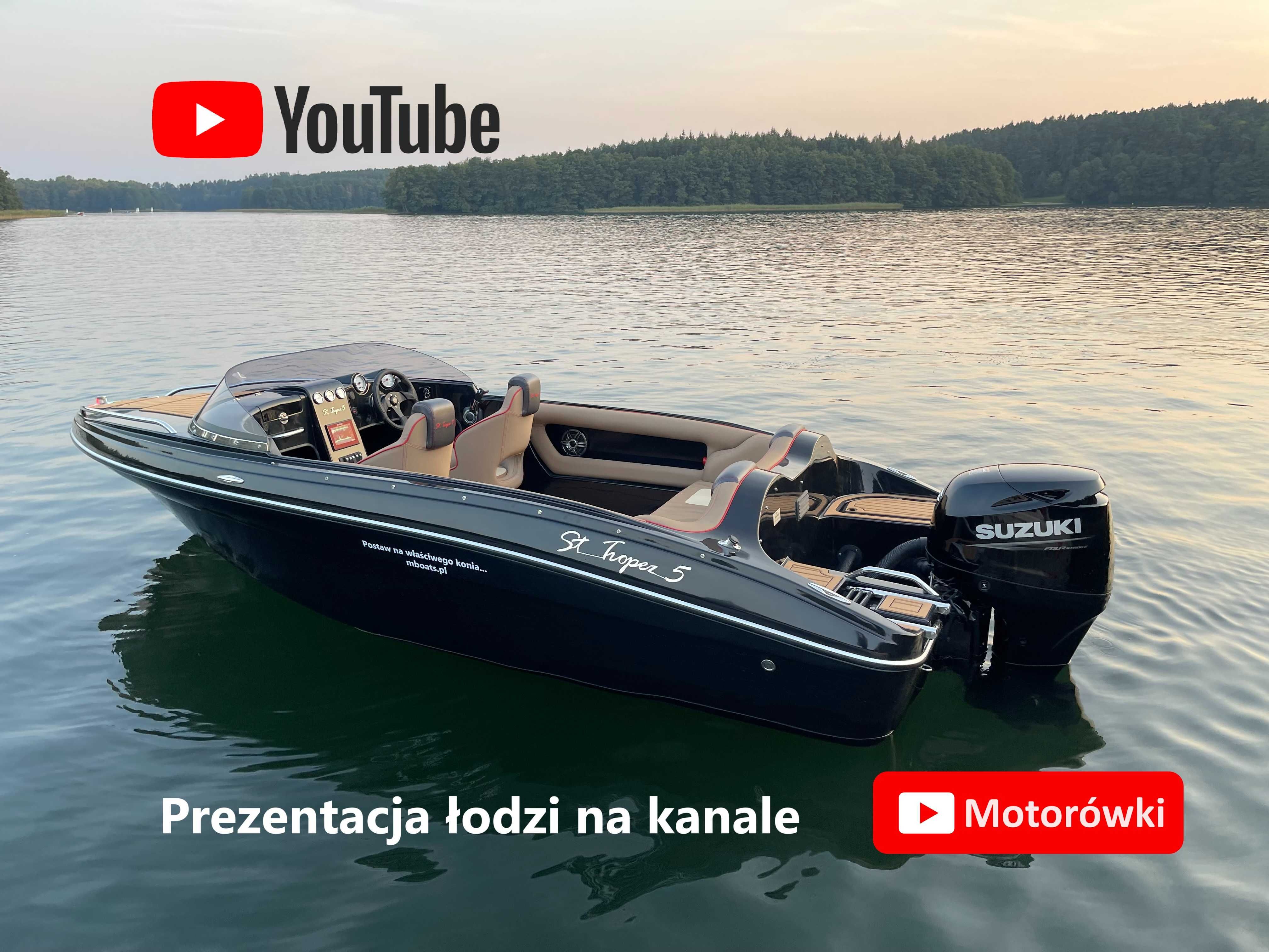 St. Tropez 5, nowa łódź motorowa full opcja!