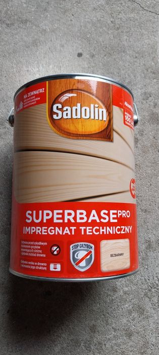 Impregnat SADOLIN Superbase PRO bezbarwny 5L 5 litrów