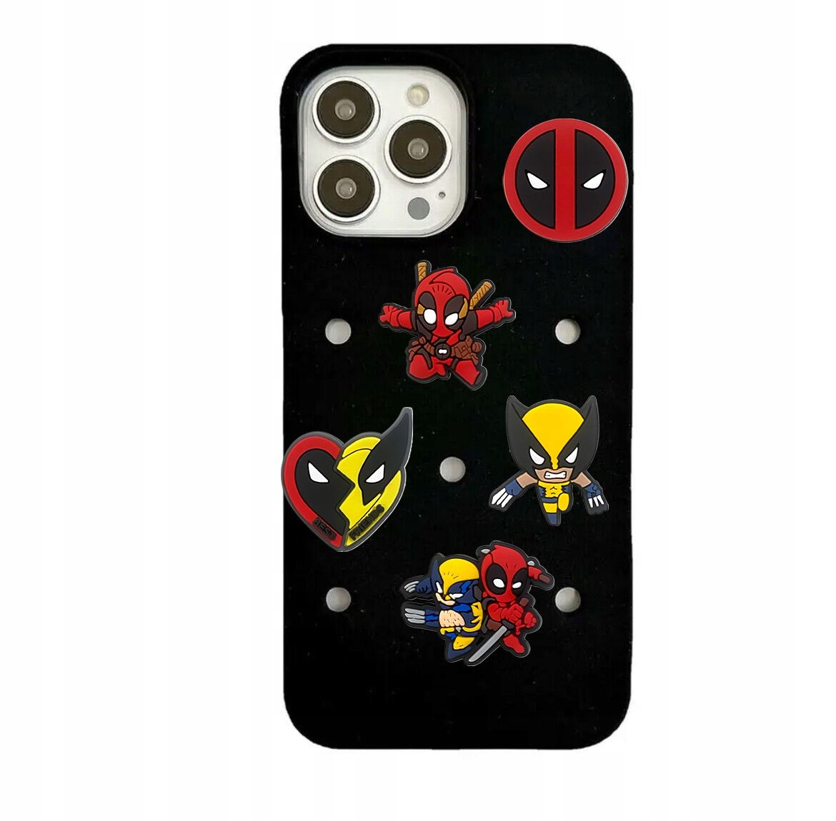 Przypinki do Crocs DEADPOOL WOLVERINE do butów telefonu zestaw 18 szt