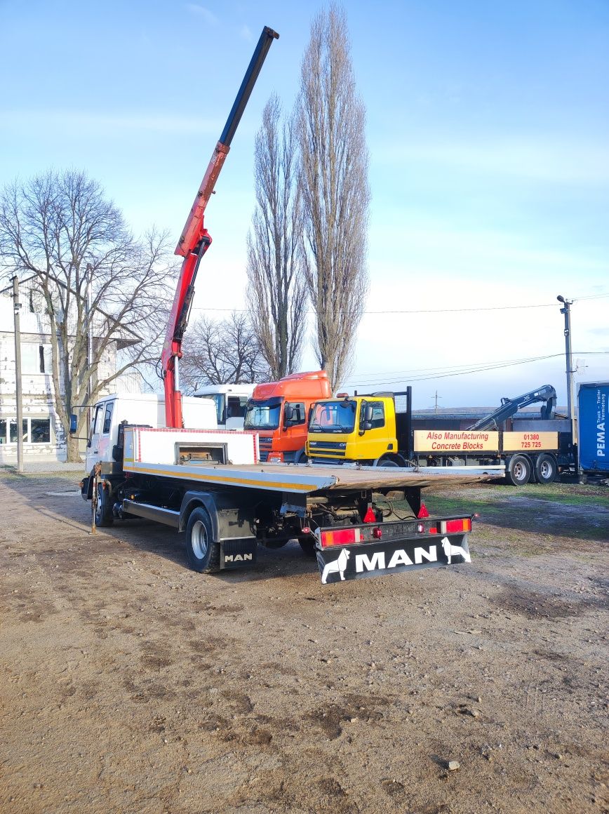 Евакуатор маніпулятор самосвал спец техніка  MAN 12 220 свіжопригнаний