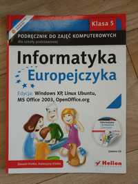 Informatyka Europejczyka Klasa 5 z płytą CD - w. Helion D. i K. Kiałka