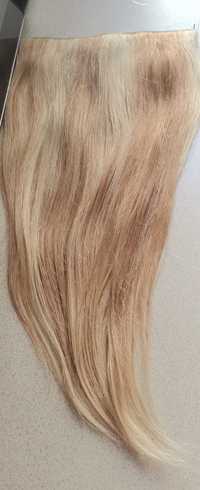 Doczepiane włosy treska baleyage blond 55 cm