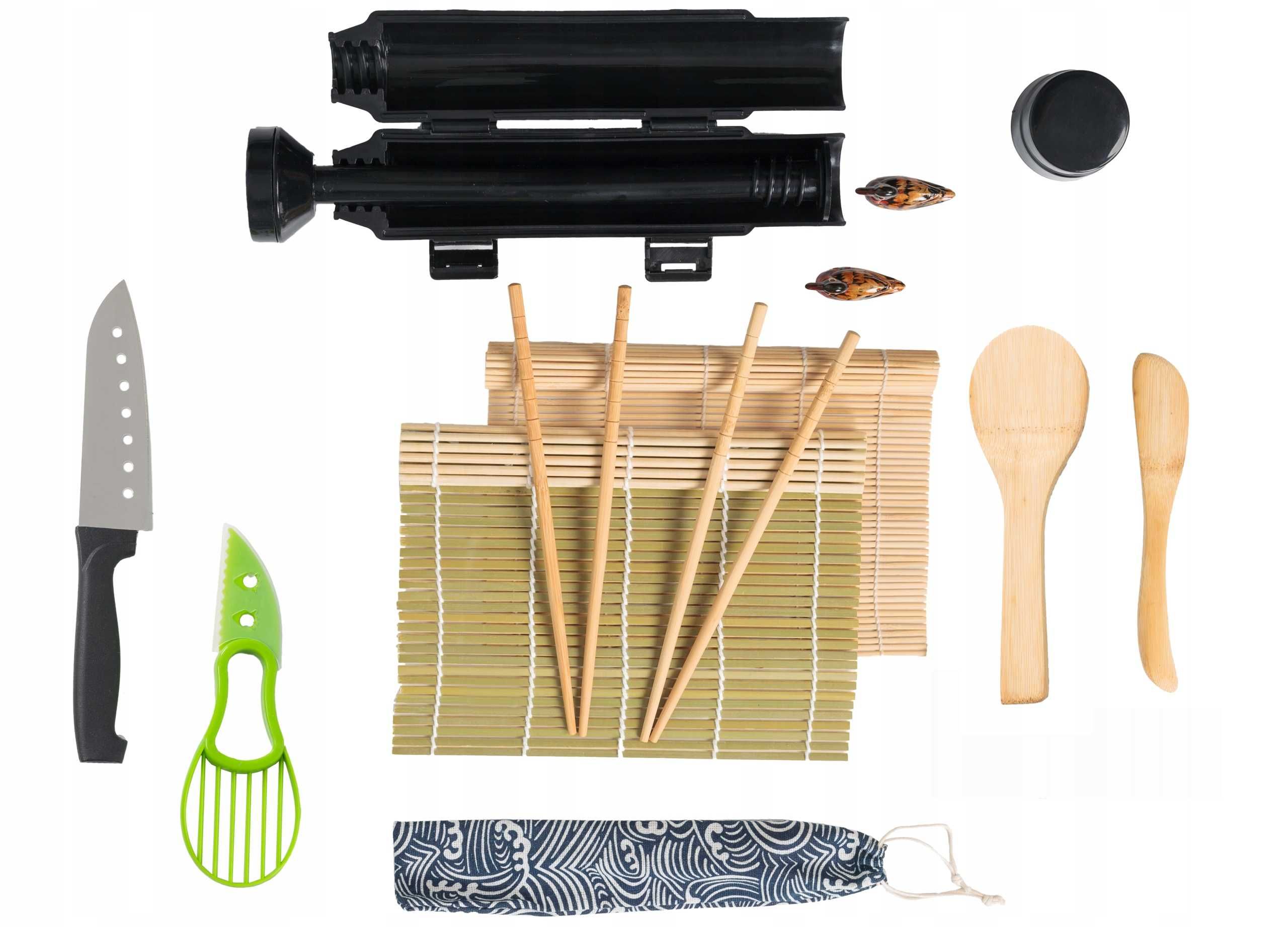 Nowy Zestaw Maszynka Do Robienia Sushi Z Rolka Mata Akcesoria Do Sushi