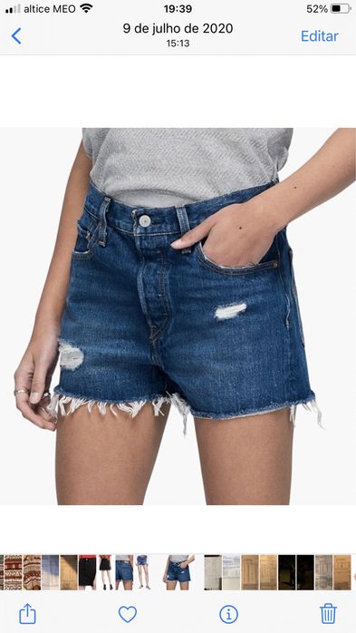 Calcoes Levi’s 501 novos , W24
