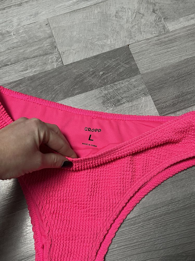 Dół od bikini stroju kąpielowego neon róż Cropp 40 L nowy