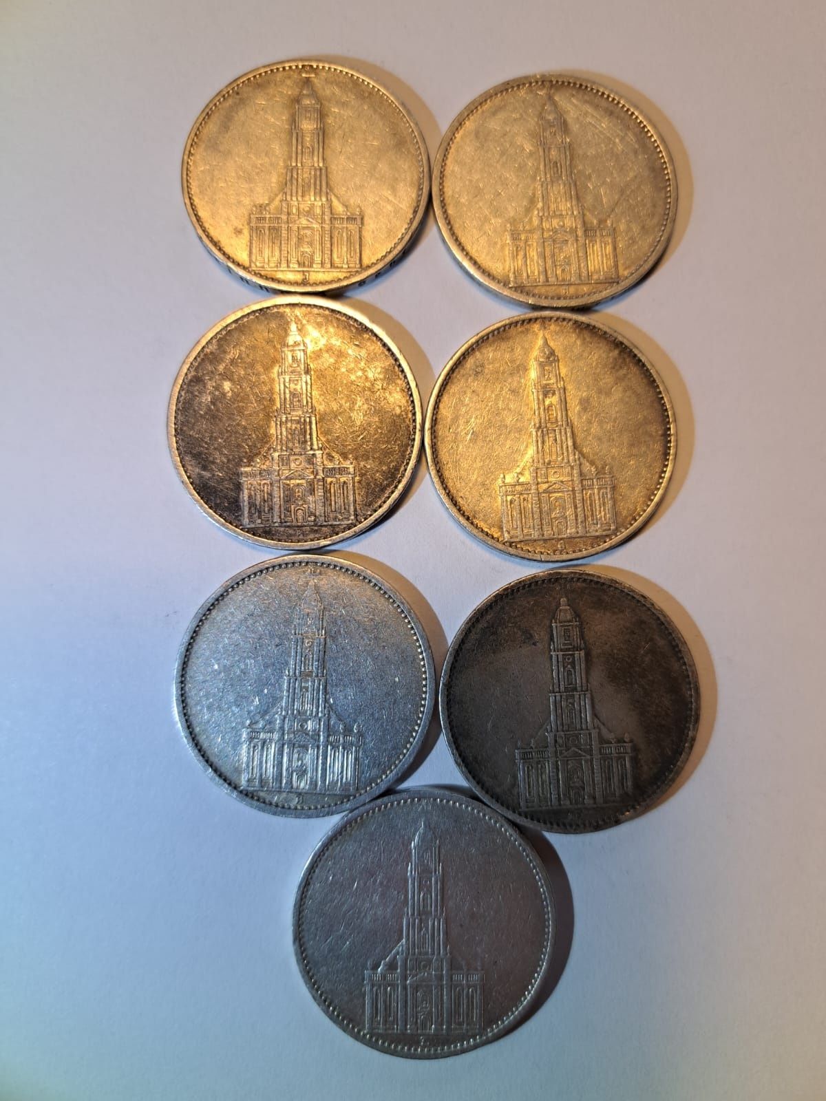 5 matek 1934rok reichsmark 7sztuk