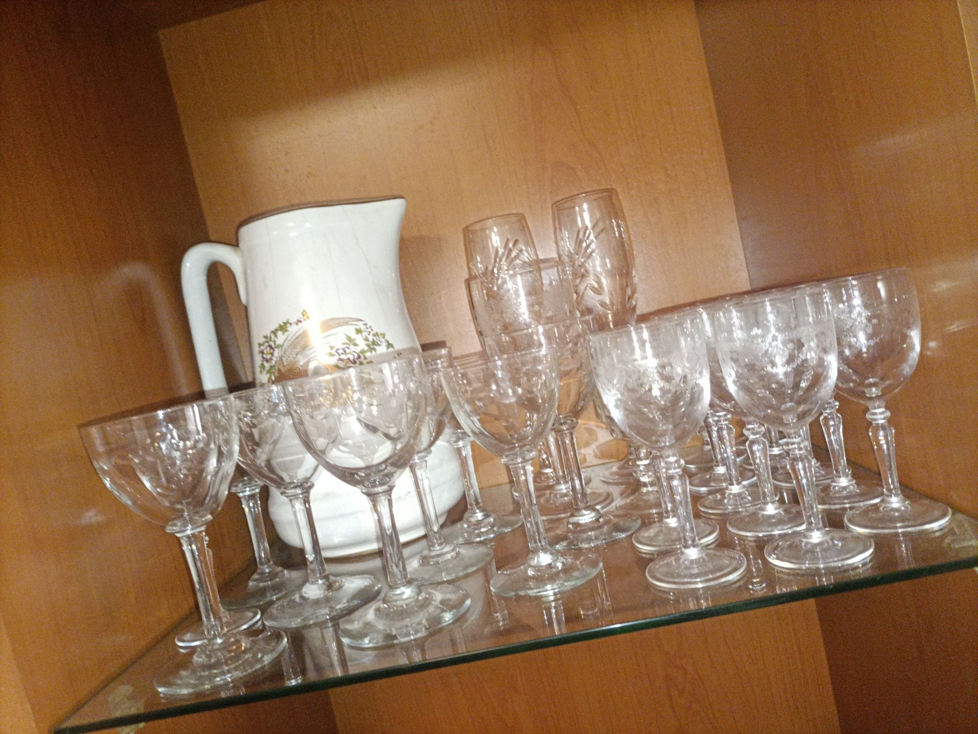 Copos de cristal coleçao