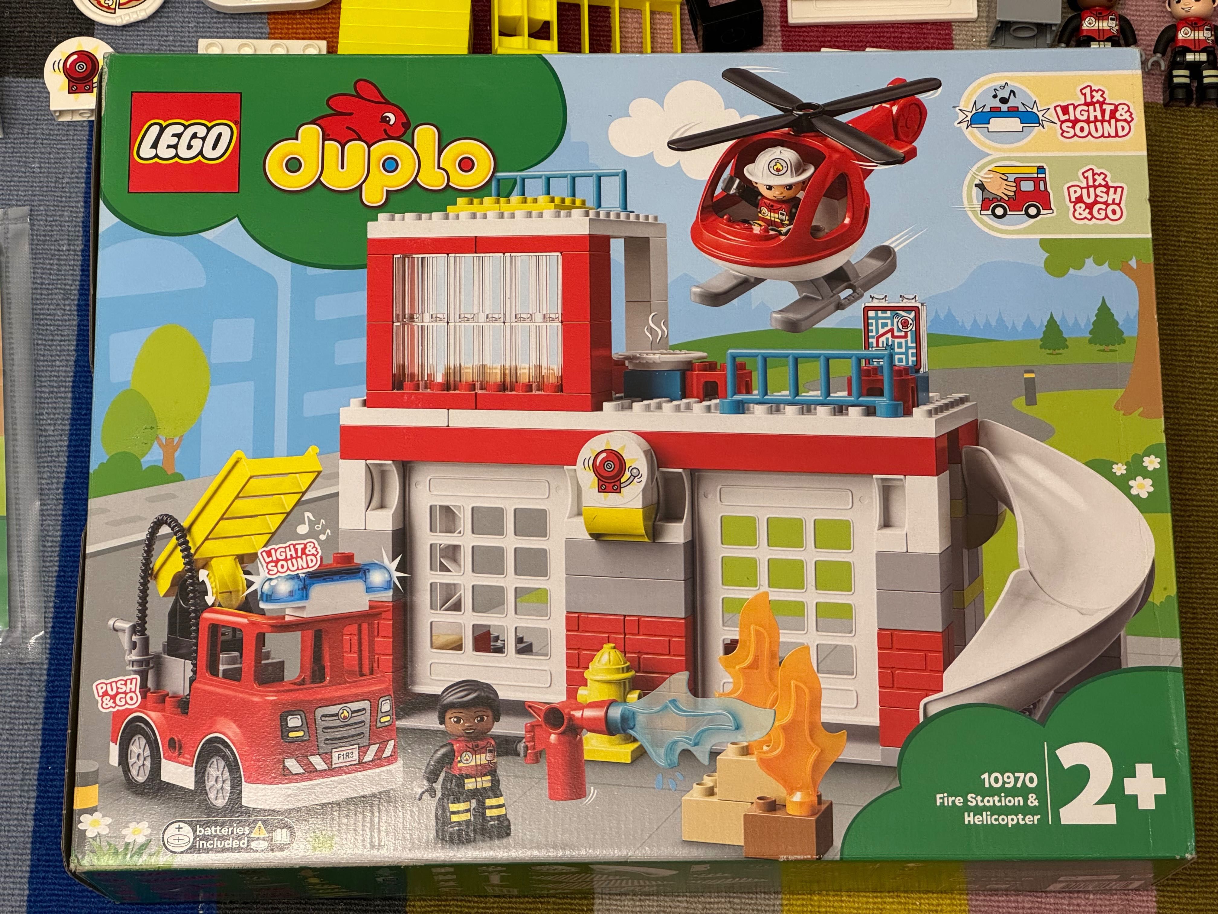 Remiza strażacka i helikopter 10970 | DUPLO - LEGO
