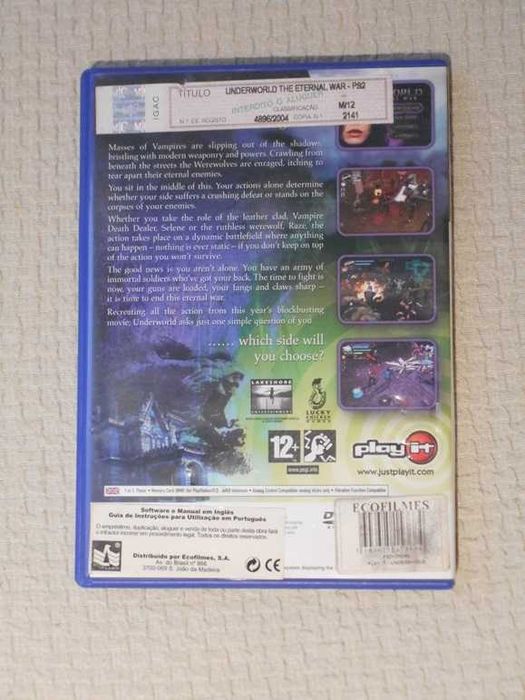 Jogo Underworld Playstation 2