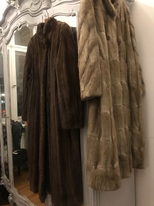 Futro z norek ,rozmiar duzy
