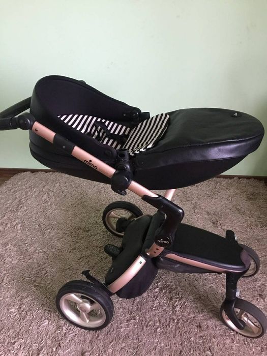 Коляска Mima xari шасі розове золото