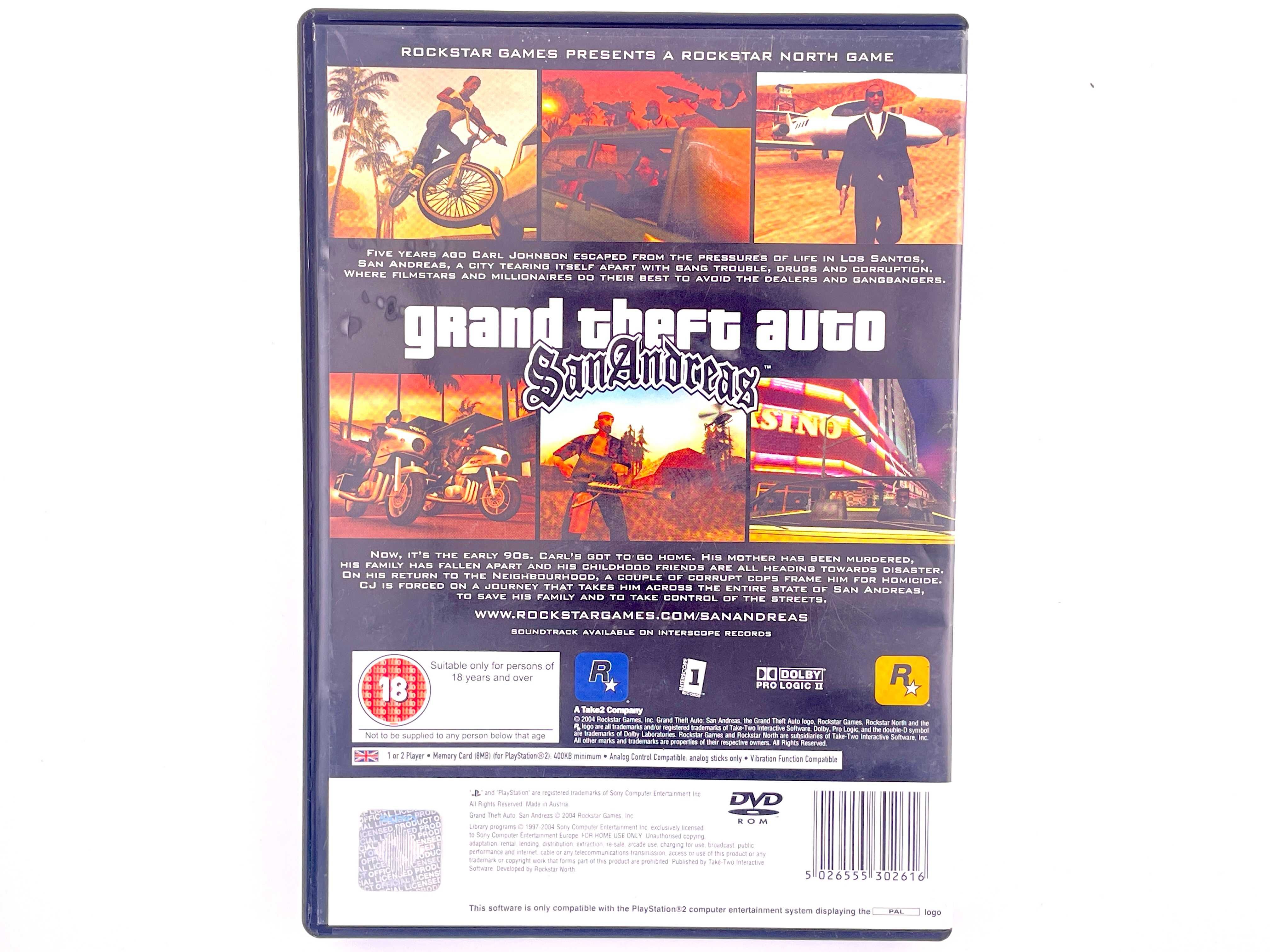Grand Theft Auto San Andreas PS2 VIMAGCO.PL Bydgoszcz Śniadeckich 11