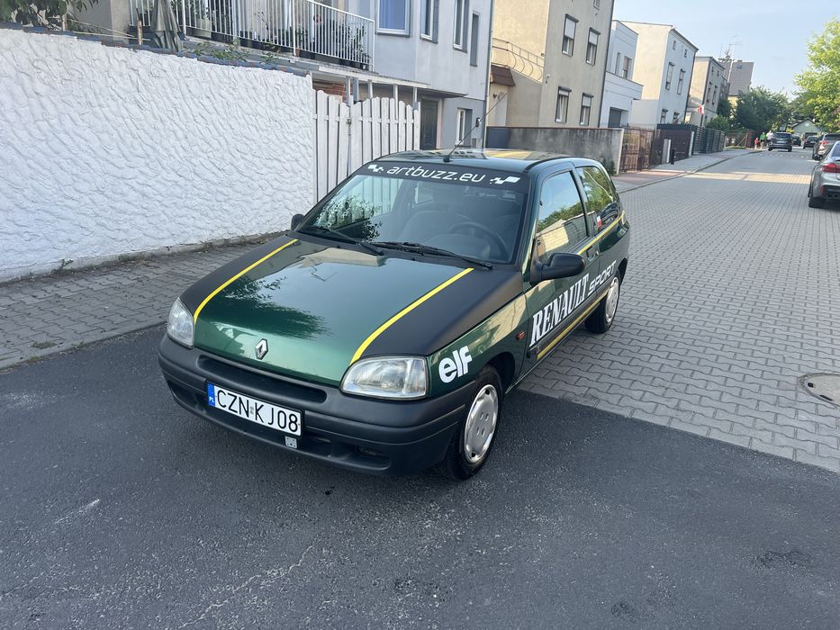 Renault Clio I 1.2 54KM Benzyna 2Klucze Wspomaganie  Klasyk Zadbany