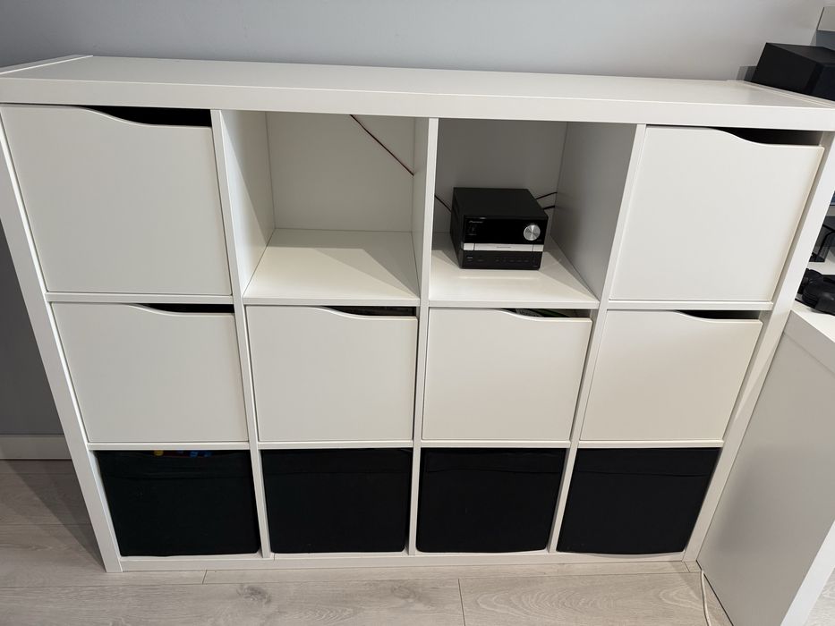 Regał Kallax z szafkami i pudłami. Okazjia !!!