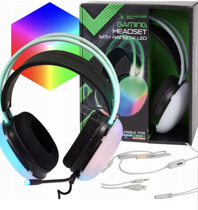 Навушники світяться