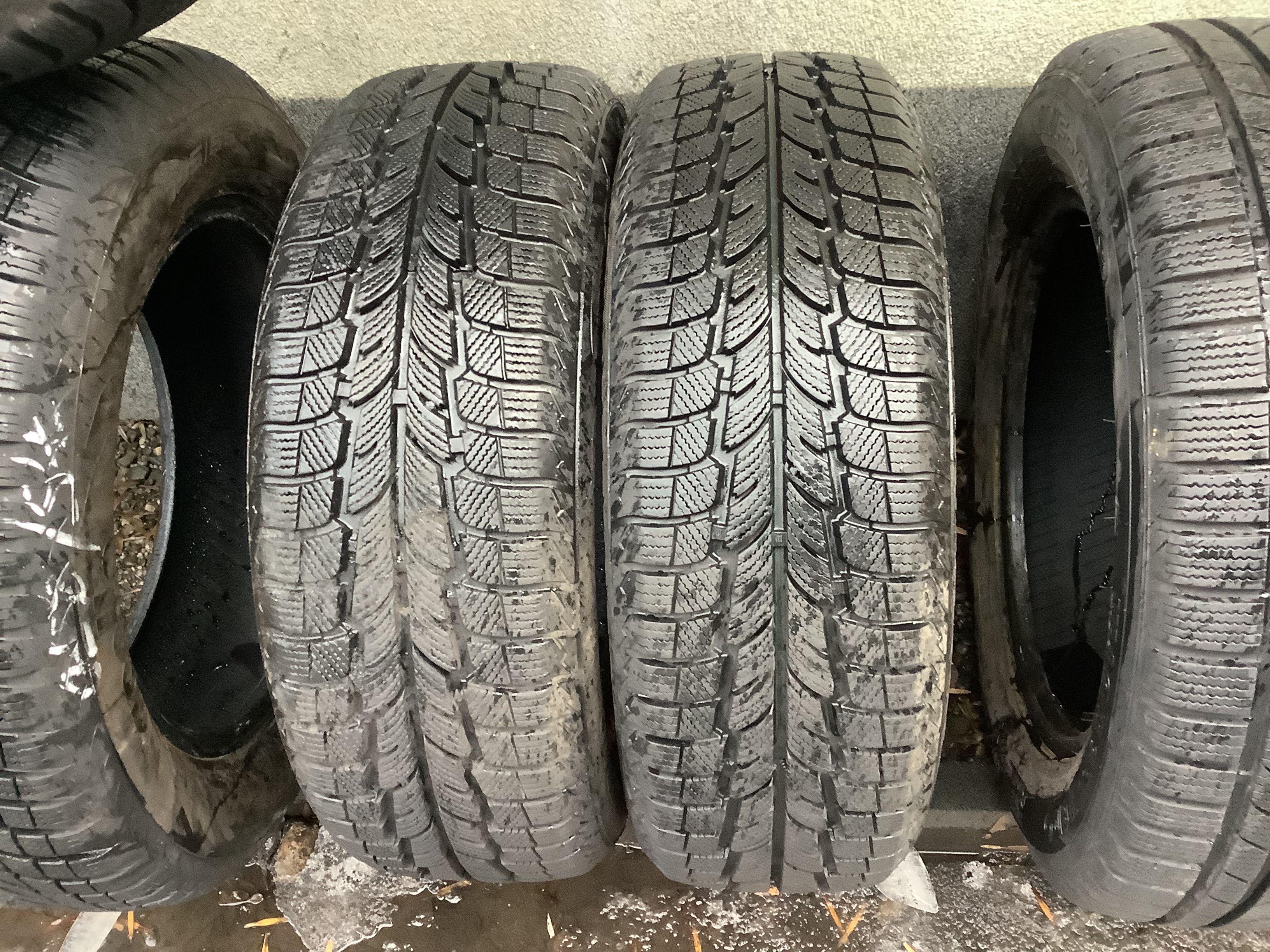 POWERTAC 185/60r15  2szt opony zima zimowe 7.5mm 2018r