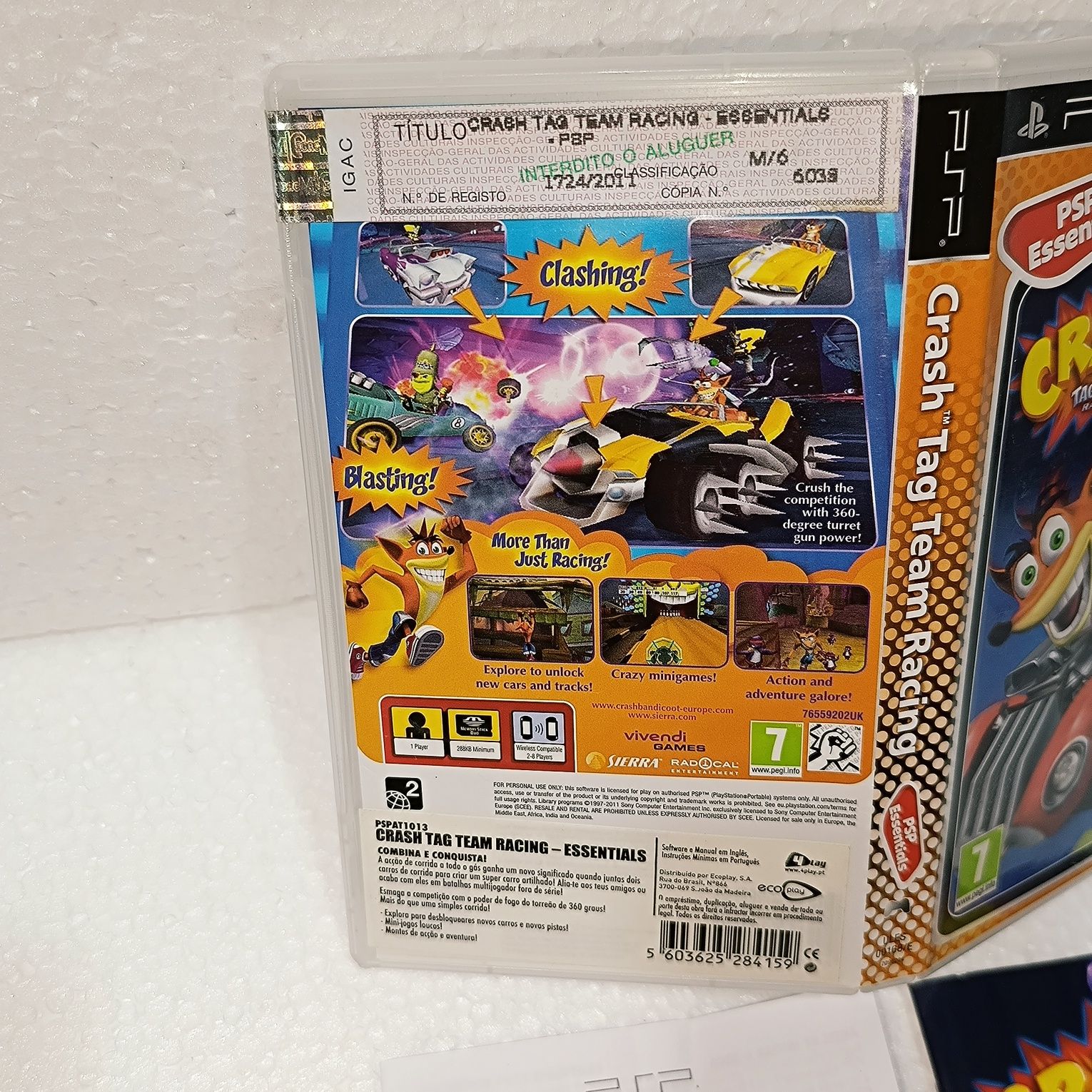 Crash Tag Team Racing Sony PSP