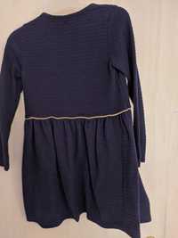 Granatowa sukienka w rozmiarze 110/116 H&M