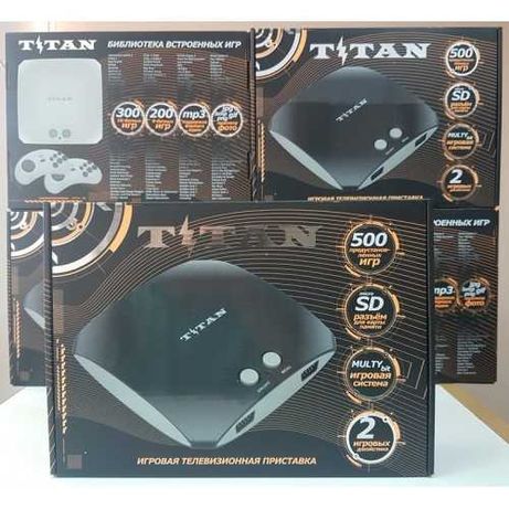 Титан 3 Titan 3 НОВАЯ 500 встроенных игр Денди + Сега Dendy Sega Сюбор