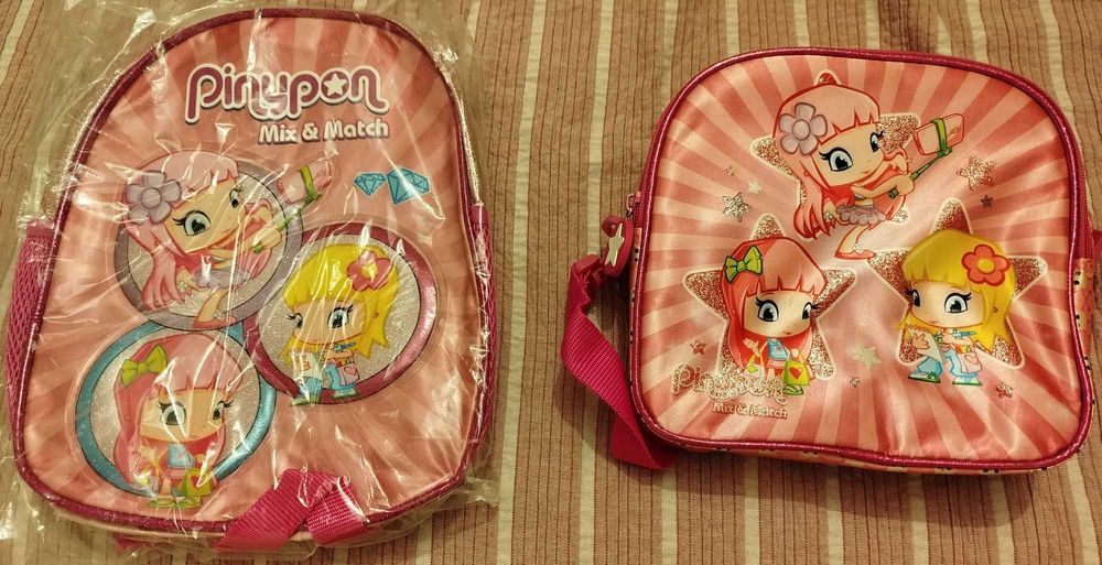 Mochila e lancheira Pinypon