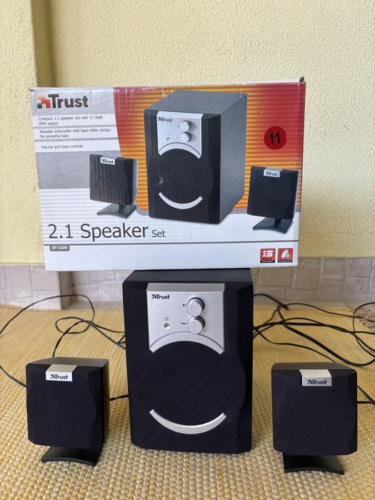 Sistema de Som Trust 2.1 Speaker Set (SP-3100)