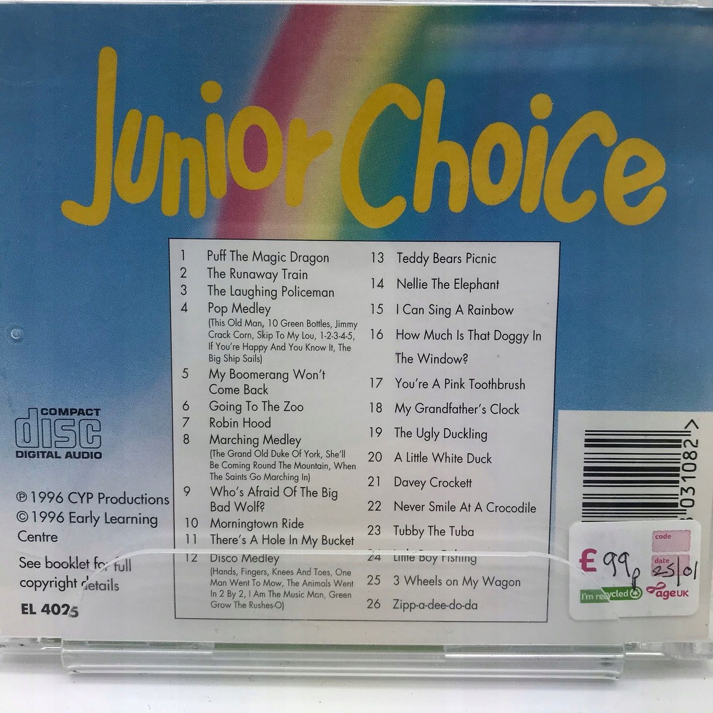 Cd - Various - Junior Choice