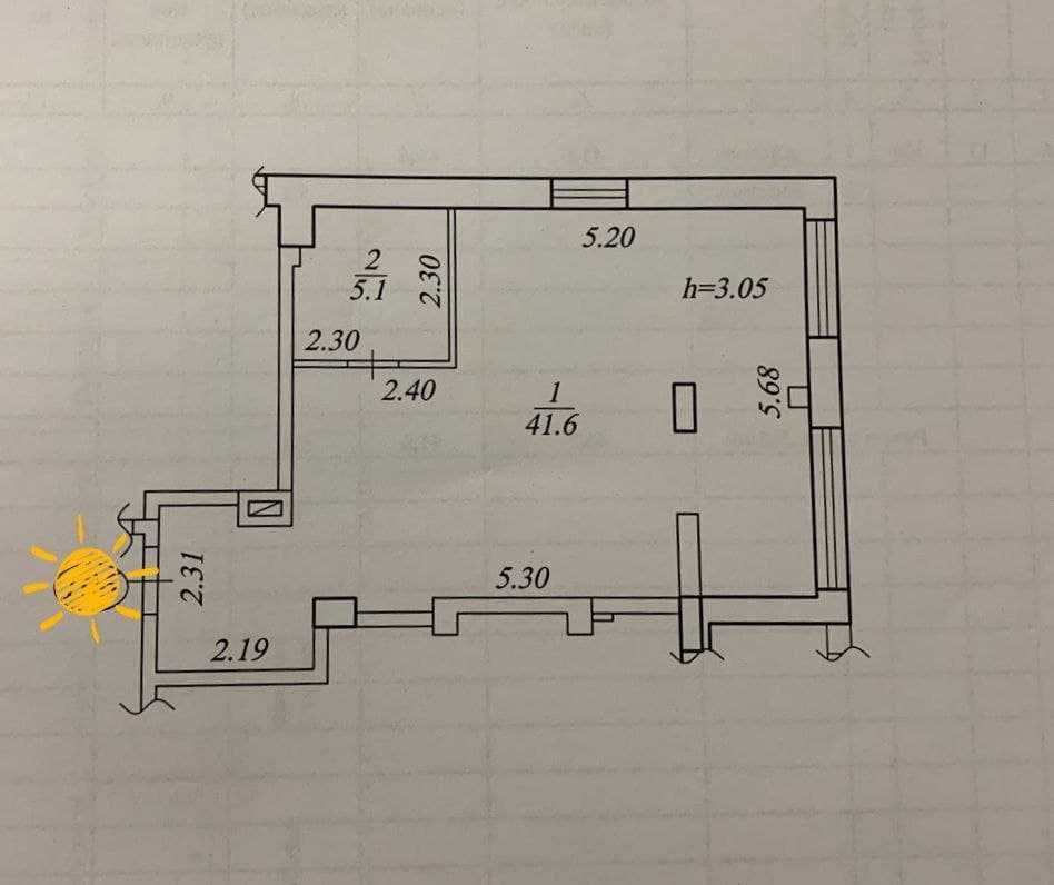 ЖК Victory Hall Продам квартиру 47 м.кв. Видовая Победа 2