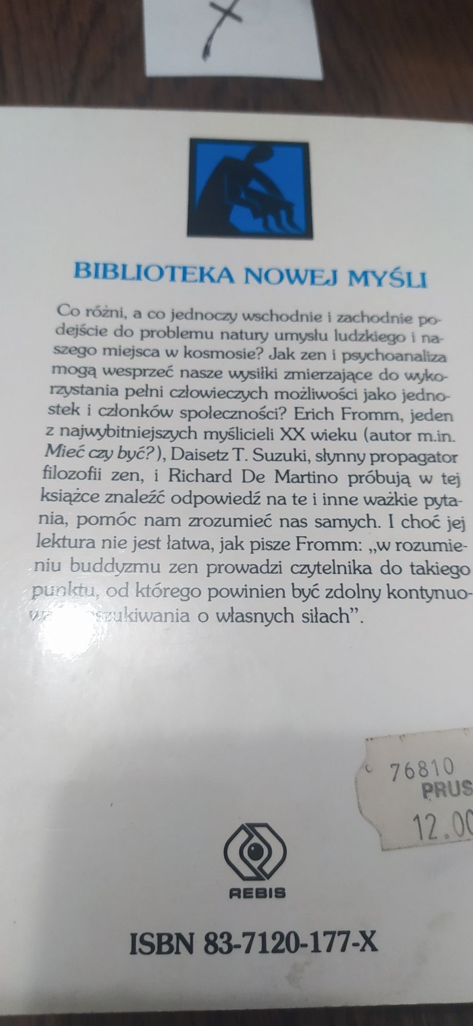 Buddyzm zen i psychoanaliza Erich Fromm D. T. Suzuki