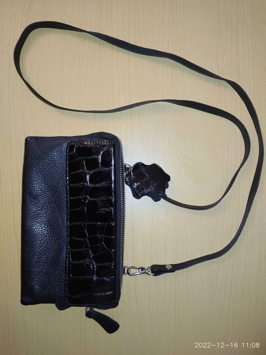 Шкіряний жіночий гаманець - сумка C&B Cenir & Boo