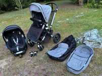 Wózek Bugaboo cameleon 3, Fotelik Maxi Cosi 0-13, baza isofix