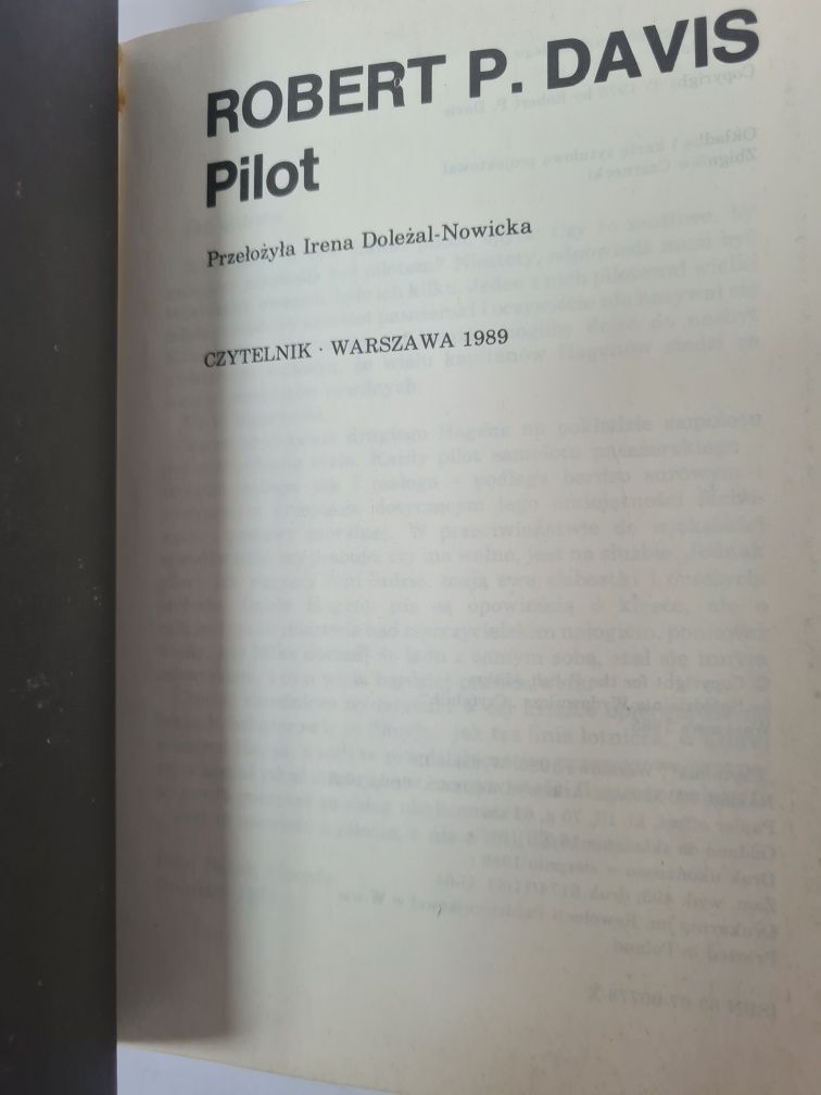 Pilot - Robert P. Davis. Książka