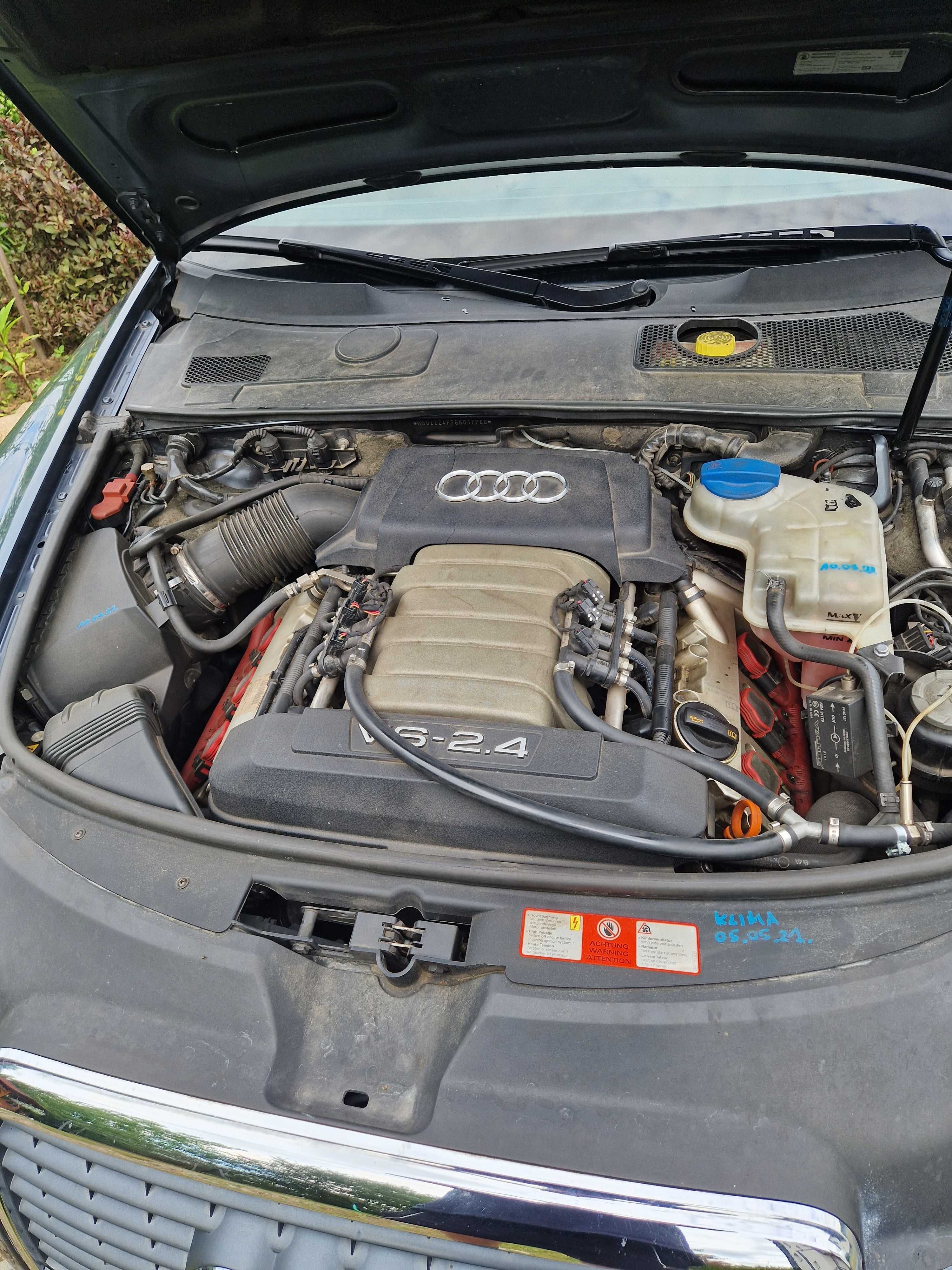 Audi A6 C6 S-line 2.4 benzyna/gaz. BDW 2005 rok.