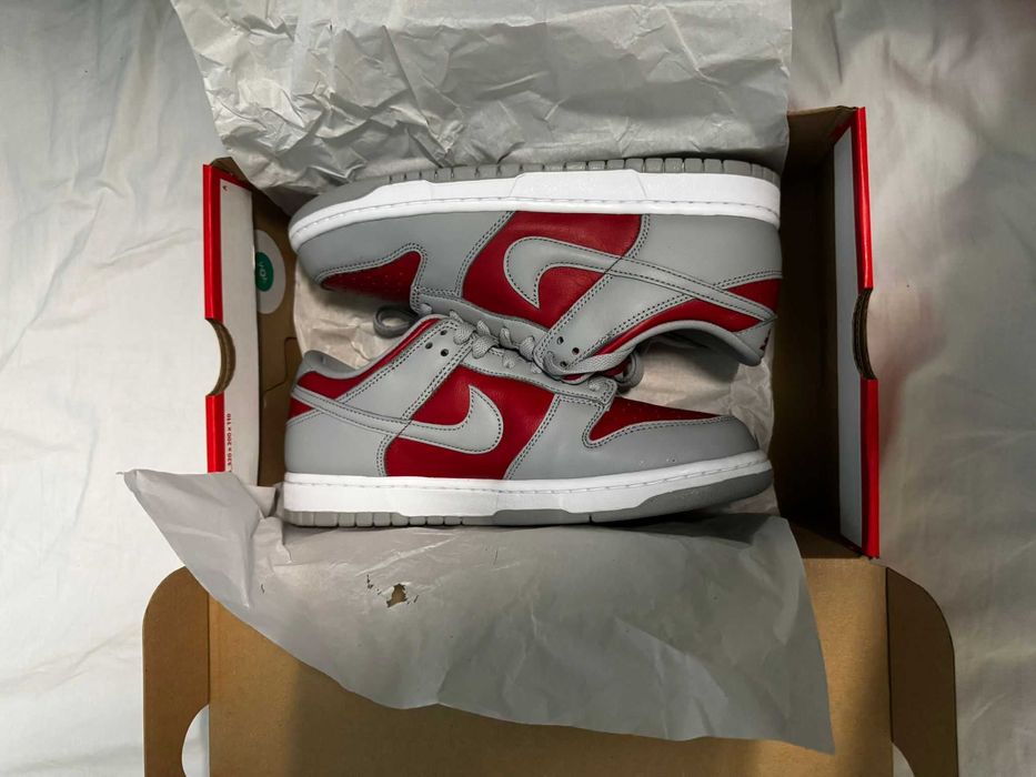 Nike Dunk Low – Varsity Red / Silver | NUNCA USADO!