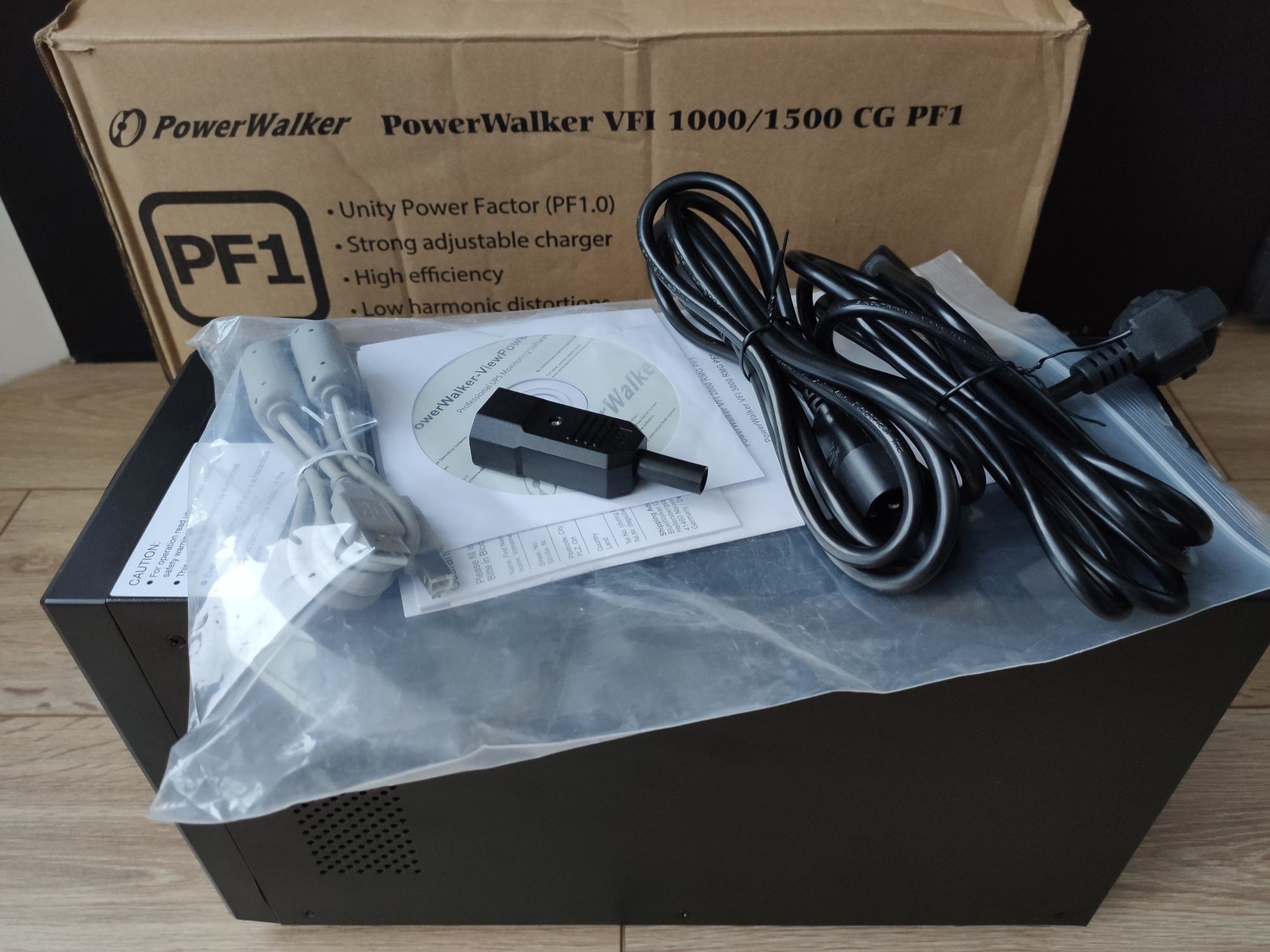 PowerWalker VFI 1500 CG PF1 новий, для котла, є підкл. зовн. АКБ