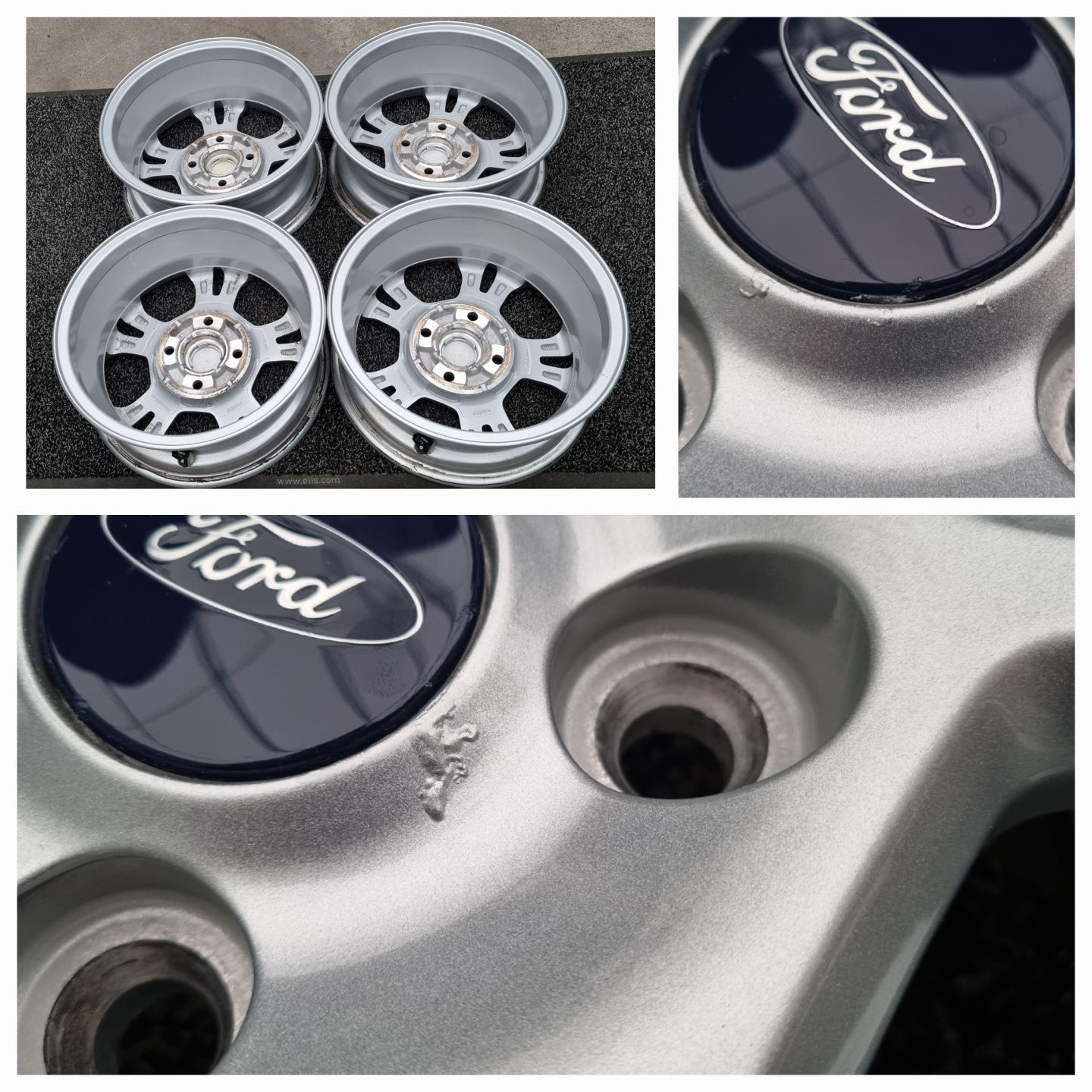 Felgi Alu z czujnikami 14" Ford Fiesta MK7 KA+ 4x108 Oryginalne