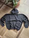 YZY Gosha black solid hoodie drip basic loose swag size 2 (M-L)