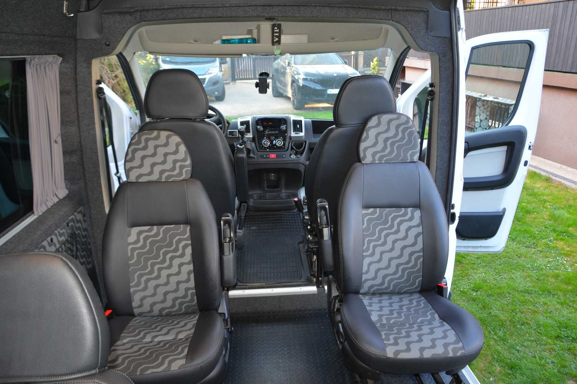 Wynajmę busa wynajem bus Ducato vip 9 osobowy web-asto klimatyzacja