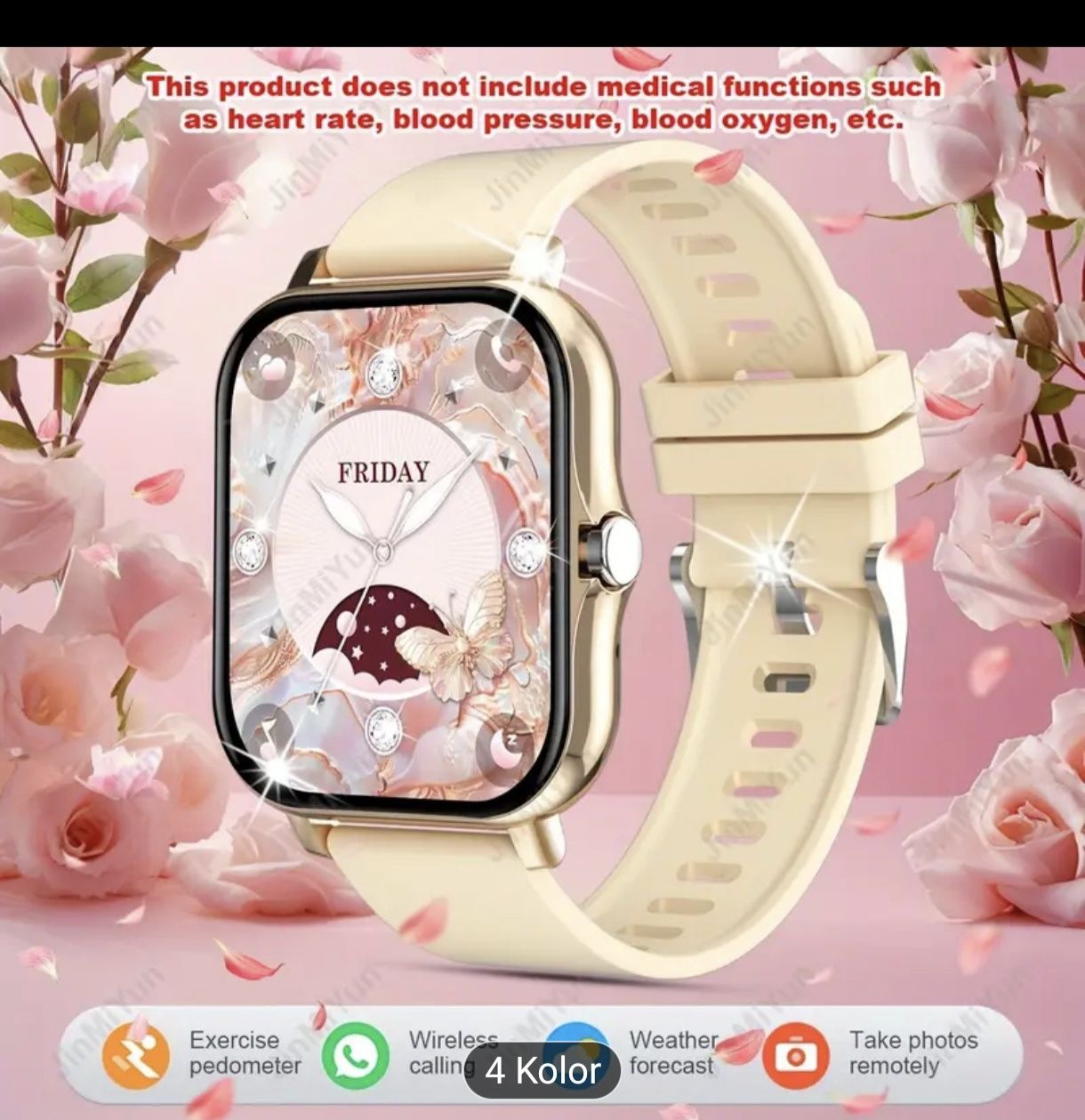 Smartwatch zloty