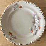 Duży porcelanowy talerz Tułowice lata 50 PRL półmisek polska porcelana