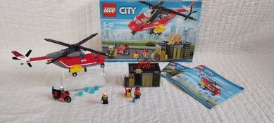 Klocki LEGO City 60108 - Helikopter strażacki-KOMPLETNE
