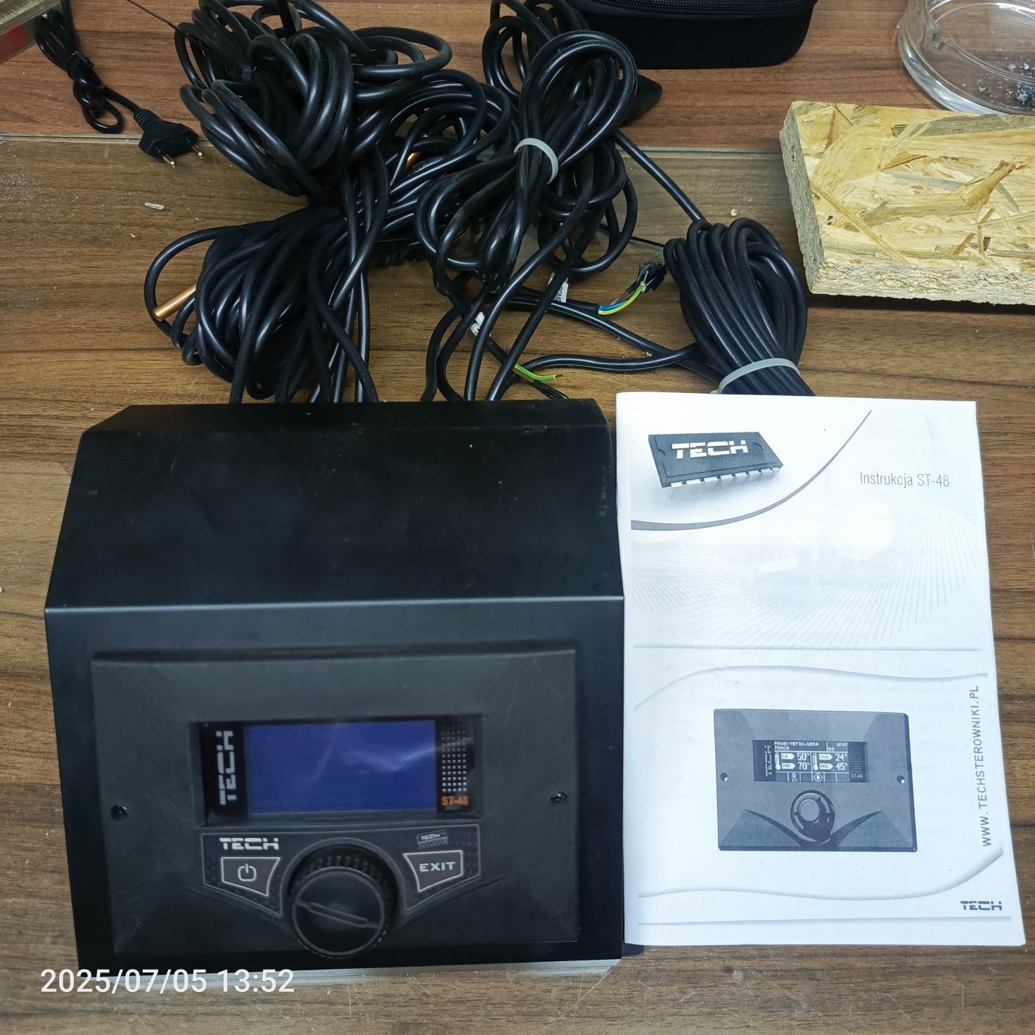 Sterownik Tech ST48 do pieca z podajnikiem.