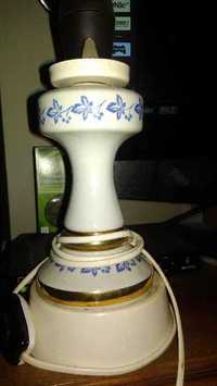 PRL lampka fajans ceramika unikat kolekcjoner porcelana