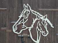 Koń, konie, dekoracja, ozdoba, wycinanka