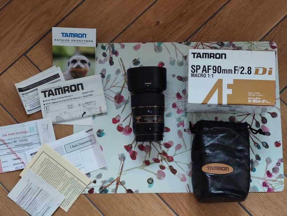 Obiektyw Tamron sp 90 mm f 2.8 di macro Nikon