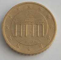 50 euro cent 2002 A Niemcy moneta kolekcjonerska