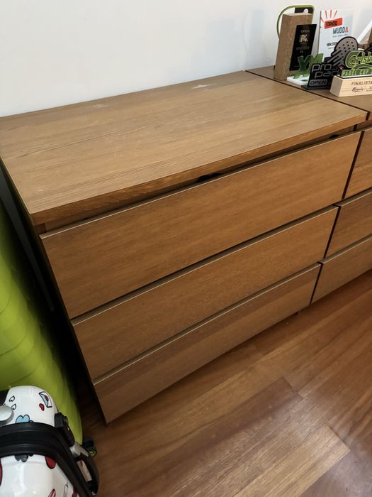 Cómodas MALM 3 gavetas